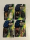 Kenner Star Wars Green Card Action Figures - Leia, Darth Vader, Palpatine, Jawas
