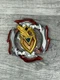 Beyblade B-105 Achilles Burst Auth. w/ QR Code Tomy Hasbro red silver gold