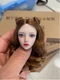 SUPER DUCK SDH033C 1:6 Girl Head Sculpt For 12'' Female Pale PH TBL Figure Body