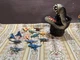 Jurassic Park Universal Studios Fill a Dino T-REX Head w/ 13 Plastic Figures