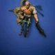 2003 GI Joe vs Cobra ROADBLOCK Heavy Machine Gunner (v9) Figure Hasbro, loose Wi