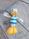 Disney Donald Duck Water Swimmer 7in Wind Up Water Bath Toy Tested Works