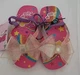 Girls Jelly Shoes Sandals Pink Bow Flip Flops Nickelodeon Jojo Siwa BeachSz 9/10