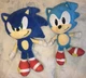 Sonic the Hedgehog Plush Lot Phunny KidRobot Jakks Pacific Classic AS IS!