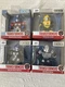 Jada Metal Figs Transformers 2.5inch Complete Set of 4, New Sealed