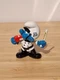 Schleich Smurf: 20123 POLICE OFFICER - PROMO MICHELIN Custom (Smurf)
