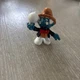 Vintage Peyo Schleich Thomas Edison Smurf Figurine #20504 (1984)