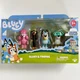 BLUEY & FRIENDS 4pk Figures Set&nbsp;Bluey, Snickers, Coco, Honey (2020, Moose)