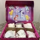 My Little Pony Retro Rainbow Mane 6 Boxed Set G4-G1 style. MIB Hasbro E1970