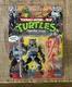 TMNT Chrome Dome 1991 Playmates Action Figure Mint On Sealed Card MOSC Unpunched