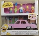 The Simpsons Family Sedan Set Target Exclusive. Mint in Box. Jakks Pacific
