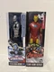 Marvel Titan Hero Series Armored Spider Man & Iron Man Hasbro New In Box