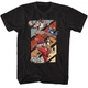 Street Fighter Capcom Video Game Ryu Chun Li  Sota Ken Photo Block Men's T-Shirt