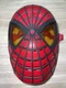AMAZING SPIDER-MAN TALKING MASK 10 PHRASES LIGHTS & SOUND HASBRO 2012 Halloween