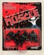 Super7 Iron Maiden Muscle 3 Pack Black Variant Eddie Damaged Card As Shown