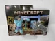 Minecraft Movie Steve Diamond Armor Action Figure Wolf Set Mojang Mattel