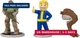 Toynk Fallout T-51 Power Armor and Vault Boy (Classic) 3-Inch Mini Figure Set 2-