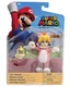 Jakks Super Mario CAT PEACH 4"inch Action Figure NEW with Super Bell