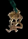 Dr Seuss Thing 2 Christmas Ornament Silver Metal Childrens Kids Book Character