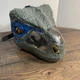 Mattel Jurassic World Dinosaur Mask BLUE Velociraptor Electronic Sound Works