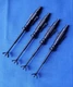 Star Wars X Wing Cannons Reproduction Replacement Vintage Kenner Black