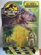 1996 Jurassic Park Eddie Carr KENNER Action Figure MOC 12&rdquo; Triceratops Dinosaur!