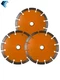 3 Pack 7" Diamond Saw Blade Cutting Concrete Blocks Stone Segmented 7/8" Arbor