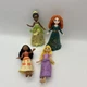 Lot of Disney Princess MagiClip 4 Dolls!