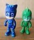 CATBOY / GEKKO ACTION FIGURES.  PJ MASKS FROG BOX, JUST PLAY. DISNEY JR.