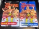 LOT OF 2 RETRO MATTEL LJN WWE SUPERSTARS HULK HOGAN FIGURES BLUE & BLACK CARDS