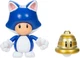 Super Mario: CAT TOAD 4" Figure with Super Bell (2022, Jakks Pacific) #72665