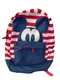 DISNEY Store Mickey Mouse Red White & Blue Americana Striped Backpack ~ NWT