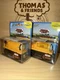V1 BILL & BEN THOMAS FRIENDS TRAIN WOODEN RAILWAY ! 1992 STICKERS ! * Read