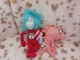 2003 Dr. Seuss Cat in the Hat Pink Fish Plush 6" And THING 2 Play Along w/ Tags