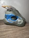 Jurassic Park Velociraptor Blue Dinosaur Dino Mask Raptor Movie World NWT