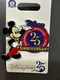 Disney 25th Anniversary Icon Logo Pin Mickey Mouse Dapper 2025 New Pin