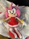 Great Eastern Sega Sonic The Hedgehog Amy Rose Plush in Red Dress Plush 10"