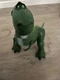Disney Pixar Toy Story Large Rex Talking Dinosaur Green T-Rex 21&rdquo; Long