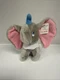Walt Disney Animated Film Classic Dumbo Plush Vtg 8&rdquo; Stuffed Animal w/ Tags