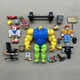 Roblox: Meme Pack (Jazwares Action Figure Set) Buff Noob Accessories INCOMPLETE