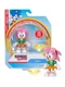 Jakks Sonic The Hedgehog Classic Amy 4" Figure w/ Yellow Chaos Emerald NEW