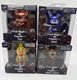 Jada Lot of 4 Five Nights at Freddy's Metalfigs Chica, Foxy, Bonnie, & Freddy