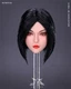 YMTOYS YMT073D 1/6 Short Black Hair Seductive Girl Head Carved Model Toys