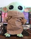 MATTEL STAR WARS LARGE BABY YODA w/COAT 20&rdquo; TALL PLUSH TOY MANDALORIAN THE CHILD