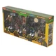 NECA TMNT TEENAGE MUTANT NINJA TURTLES PUNK DISGUISE 4 PACK 2024 NEW MINT PIZZA