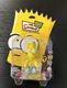 Simpsons Mania Series | Bart Qee 3 Key Chain Action Figure | Duck Outfit | NIB
