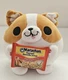 Zuru Snackles Benji Shiba Inu Plush 5" Maruchan Ramen Noodle Stuffed Animal Toy