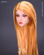 1/6 Scale YMTOYS Female Golden Hair Mei Er Girl Suntan Head Carved Fit 12in Figu