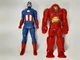 2pc Lot Marvel Mattel Hulkbuster E4938 & Captain America B1815 6" Action Figure