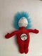 DR. SEUSS THING 2 PLUSH 12" DOLL CAT IN THE HAT STUFFED ANIMAL CHARACTER 